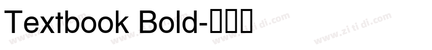 Textbook Bold字体转换